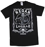 Walking Dead Mens T-Shirt - Negan Lucille Pee Pee City Label T-Shirts & Hemden(Medium)