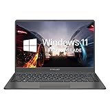 Laptop 14 Zoll, TECLAST F7 Plus 3 Notebook, 8GB RAM 256GB SSD, Windows 10/11 Computer, Intel N4120 Vier Kern Prozessor, 1920*1080P FHD, USB 3.0*2 + Mini HDMI + 2.4G/5G WLAN + 45.6Wh + 1.25Kg (QWERTZ)