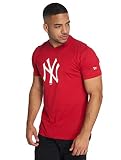 New Era - MLB New York Yankees Essential T-Shirt - Rot Größe XL, Farbe R