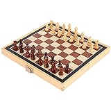 BJH Faltbares Schachbrett Magnetisches Reiseschach-Spielbrett-Set Tragbares Schach mit Aufbewahrungstasche für Kinder und Erwachsene Geschenk Lernen und Bildung Spielzeug Geschenk Trag