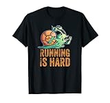 Running Lovers Laufen ist hart Snail Running Lustige Jogger T-S