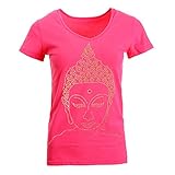 AIFEI Damen Frühling und Sommer Mode sexy Größe lässig Kurzarm T-Shirt, Rose rot, XXXXL