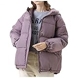 GFGHH Damen Winter Jacken Lang Warm Daunenmantel mit Kapuze Verdickt Übergangsjacke Maxi Parka Jacke Kunstpelz Langarm Steppjacke Outwear Stilvoll Leichte Steppjacke Damen Daunenjacke Damen Steppjack