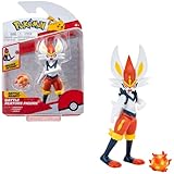 Pokemon Figur Liberlo Cinderace – 10-12 cm Pokémon Figuren - Neueste Welle 2021 - Offiziell Lizenziert Pokemon Spielzeug