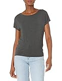 Daily Ritual Jersey Short-Sleeve Boat Neck fashion-t-shirts, Grau (charcoal heather grey), M