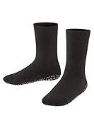 FALKE Unisex Kinder Catspads K HP Hausschuh-Socken, Blickdicht, Schwarz (Black 3000), 39-42