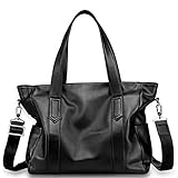 NJBYX Aktentasche Männer Reisetaschen Ursachen Crossbody Tasche Männer Tasche Laptop Aktentasche Tasche Männliche Handtasche Tote (Color : Black, Size : 31x37cm)