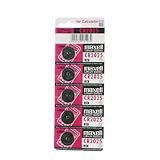 Maxell MACR2025-5 Lithium Knopfzelle (3 Volt, 5-er Blister Pack)