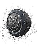 MIFA A4 Bluetooth Duschen Lautsprecher, Musikbox Bass+ Treiber 8 Stunden Freisprechen Wiedergabe 360° Stereo Sound IPX7 wasserdicht mit Mikrofon für Schwimmteich B