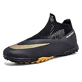 Fußballschuhe AG Gebrochener Nagel Fußball Spiel Sneaker Schuhe Anti-Rutsch Anti-Collision Schuhe Indoor Outdoor Training Sports Geeignet für Gras Kunststoff Bodenbelag S