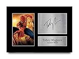 HWC Trading A4 Tobey Maguire Spider-Man Gifts gedrucktes Autogramm für Film-Fans – A4