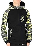 BEZLIT Jungen Kinder Hoodie Kapuzen Pullover Sweat-Shirt Sweater Sweatjacke Pulli YES 30042 Schwarz 128