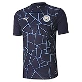 PUMA Manchester City Temporada 2020/21-Stadium Jersey B T-Shirt, Peacoat-Team Light Blue, S