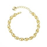 BTKDIDDDDD Personalisierte Armbänder für Frauen, Ein Temperament-Armband, Legierungsmaterial Retro-Vierblatt-Armband, Geeignet für Damenmode Herzförges Armb