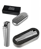 Metall Clipper Feuerzeug in Edelstahl + Gift Tin Portofreiheit [Misc.]