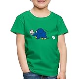 Spreadshirt Die Sendung Mit Der Maus Elefant Spielt Fußball Kinder Premium T-Shirt, 98-104, Kelly G
