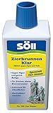 Söll 31150 ZierbrunnenKlar 500 ml Wasserpflege Brunnenreinigung für Zierbrunnen Dekobrunnen - effektiver Zierbrunnenreiniger speziell für innen gegen Algen und Kalk für sauberes Brunnenw