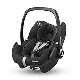 Maxi-Cosi Pebble Pro i-Size, Babyschale, i-Size, Maxi-Cosi Babyschale, Kindersitz für Neugeborene, ab der Geburt bis ca. 12 Monate, 45 bis 75 cm, Essential Black