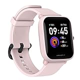 Amazfit Herren Bip U Smartwatch, Pink, S