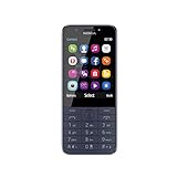 Nokia 230 Smartphone (7,11 cm (2,8 Zoll), 16MB, 2 Megapixel, Betriebssystem Series 30+, Dual Sim) midnight b