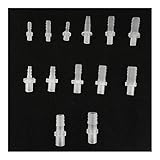 WXPSE DIY Rohrfittings 1Pcs M6 M8 M10 M12 Außengewinde bis 4mm-12mm Kunststoff Gerade Barb Rohrverbinder Fitting Langlebige Rohrverschraubung (Color : M8 10)