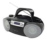Soundmaster SCD8100SW DAB+ UKW Boombox mit CD-MP3 USB SD sowie Blutoothfunk