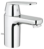 GROHE Eurosmart Cosmopolitan Badarmatur, Zugstange, Standard-Auslauf ES 2337700E