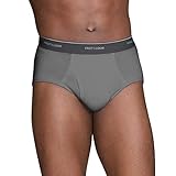 Fruit of the Loom Herren 6-Pack Assorted Fashion Brief Unterwäsche, Feststoffe, Medium (6er Pack)