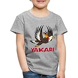 Spreadshirt Yakari Indianer Fliegt Auf Großer Adler Kinder Premium T-Shirt, 98-104, G