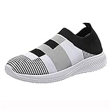 Eaylis Damen zu Fuß atmungsaktive Mesh-Turnschuhe beiläufige Laufschuhe, Turnschuhe Sportschuhe Sneaker Straßenlaufschuhe Leichtgewichts Atmungsaktiv Walkingschuhe Outdoor L