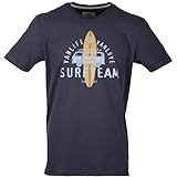 Herren T-Shirt VW Bulli »Surfteam« Navy Multi Gr.L