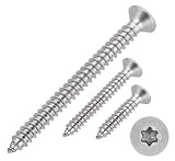 Blechschrauben Senkkopf 3,5x50 Torx Edelstahl ISO 14586 DIN 7982 Bohrspitze-selbstschneidend 3,5 x 50 mm 25 Stück