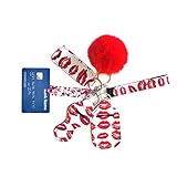 TBoxBo Karten-Greifer Kartenclips ATM kontaktloser Kartenausdreher niedlicher Pom Pom Ball lange Nagelkarte Extraktor Schlüsselanhänger mit Kartenzieher für M