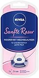 NIVEA Sanfte Rasur Rasierer mit Wechselklingen, 1 S