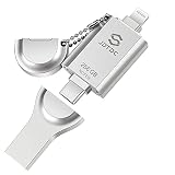 MFi-zertifizierter 256GB Foto-Stick-iPhone iPad-Speicherstick Speichererweiterung-für-iPhone-Speicher USB-Stick-Lightning-iPhone-Flash-Laufwerk 3 in 1 USB C Stick Handy Android iPad Pro Memory Stick