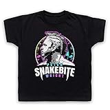 My Icon Art & Clothing Peter Wright Snakebite Darts Tribute Scottish Champion Player Kinder T-Shirt, Schwarz, 9-11 J