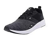 PUMA Unisex NRGY Comet Laufschuhe, Schwarz Black White-1, 44.5 EU