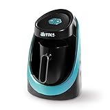 ASDFGT-778 2020 Verbesserte Stil türkischen Kunststoff Kaffeekanne Überfüllsicherung Türkisch elektrische Kaffeemaschine Überlauf tragbaren Espresso (Color : Sky Blue)