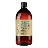 Naissance natürliches Mandelöl süß 1 Liter (1000ml) - Vegan, gentechnikfrei - Ideal zur Haut- und Haarpflege, für Aromatherapie und als Basisöl für Massageö