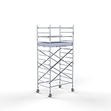 AC Steigtechnik PRO-L 200 Alu-Rollgerüst 5m Arbeitshöhe, freistehender Aufbau (5,30 m Arbeitshöhe)