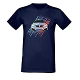 Herren X-Drive Mpower T-Shirt E60 E30 E46 F10 Fan Bester Auto Tuning Speed Race Fun Z3 X6 Männer (Blau, XL)