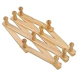 Hölzerne Mantel Rack Aufhänger Akkordeon Wandmontierter Holzhaken Vintage Erweiterung Hängende Stifte Für Mantel Jacke Hut Leine Handtuch Schal T