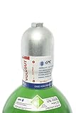 Argon 4.6 20 Liter Flasche/NEUE Gasflasche (Eigentumsflasche), gefüllt mit Argon 4.6 (Reinheit 99,996%) / 10 Jahre TÜV ab Herstelldatum/EU Zulassung/PROFI-Schweißargon WIG,MIG - Globalimp