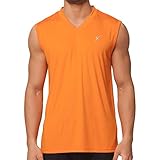 CFLEX Herren Sport Shirt Fitness Muscle-Shirt Sportswear Collection - Orange L