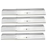 GFTIME 30 bis 53,3cm Universal Hitzeschild für Landmann, Taino, Brinkmann, Charbroil, Uniflame, ProfiCook, Campingaz, Outback, Edelstahl Brennerabdeckung, Flammenverteiler Ersatzteile (4 Pack)