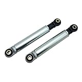 2 x Stoßdämpfer Vibrationsdämpfer SUSPA für Miele Waschmaschinen 8mm Bohrung 120N passend für Teile-Nr. 4500826 4151285 Schwingungsdämpfer Stossdämp