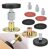 IGRMVIN 2 Stück Kopfteil Stopper Einstellbare Anti-Shake-Werkzeug Raumwand Verstellbarer Bettgestell Stabilisator Bettgestell mit Gewinde Adjustable Thread Frame Teleskopstütze für Bett Schrank