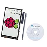 ELEGOO Display 3.5' Zoll TFT LCD Touch Screen Monitor 480x320 für Raspberry Pi mit Allen Daten und Touch Pen (SPI Schnittstelle)