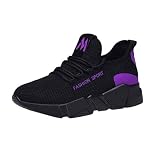 DOLDOA Damen Turnschuhe Laufschuhe,Anti-Rutsch-Sport Walking Sneakers Loafers Weiche Mesh-Spitz Schuhe R