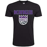 New Era Basic Shirt - NBA Sacramento Kings schwarz - XL